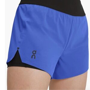 Women’s On Cloud Running Shorts Cobalt Size Small